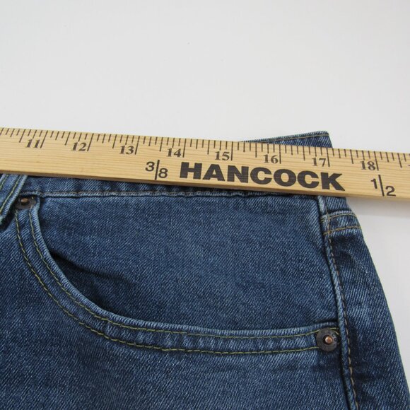 Levi 505 Red Tab Jeans Men's Straight Leg Mid Rise Medium Wash Size 34X31 - Picture 6 of 10